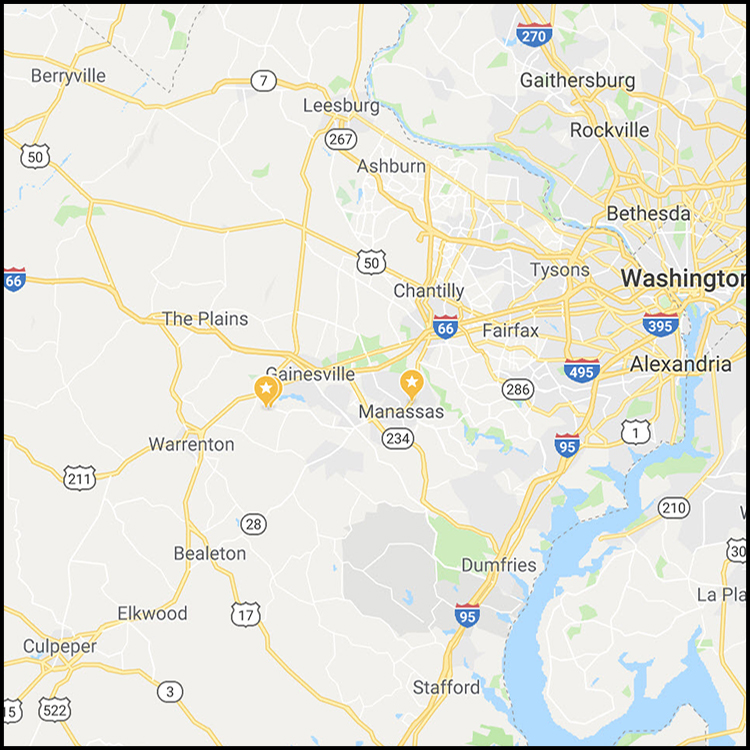 Northern Virginia map