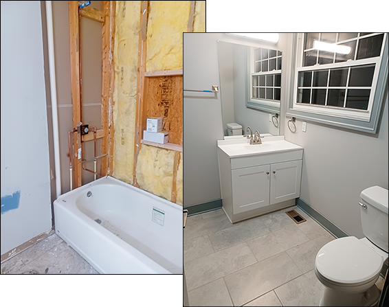 Bathroom renovations